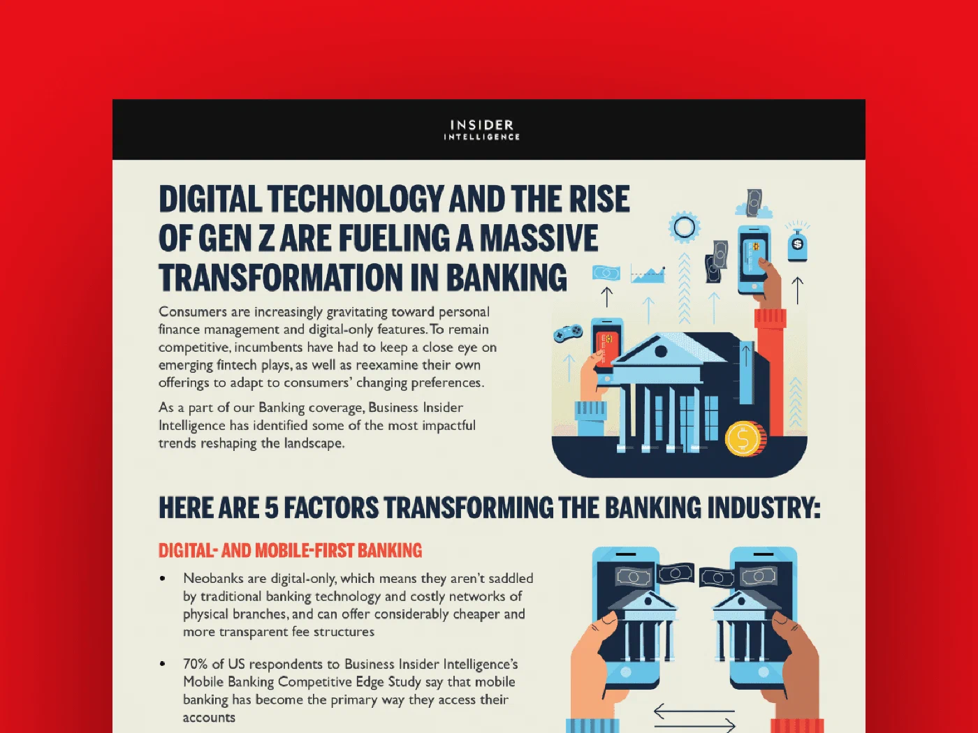 Infographic sellsheets for Insider Intelligence