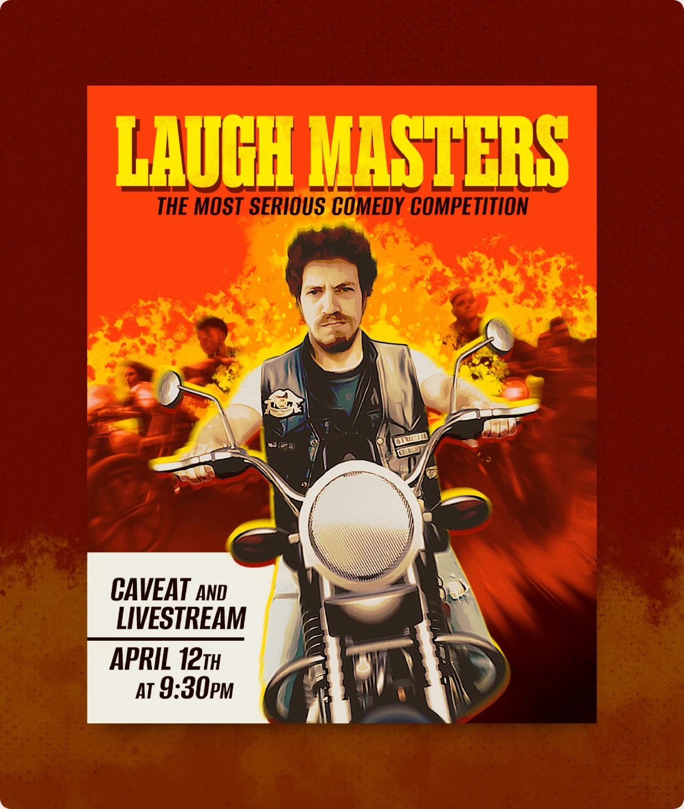 Additional Laugh Masters season five promotional artwork